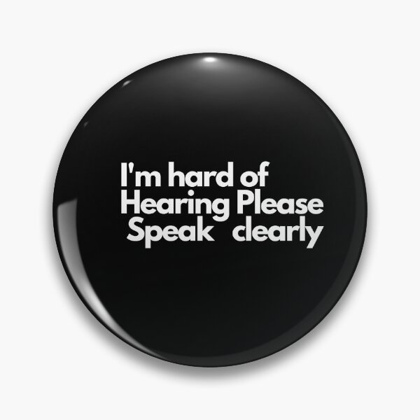 Item preview, I am hard of hearing please speak clearly designed and sold by Imaginative Expressions⭐️ ⭐️ ⭐️ ⭐️ ⭐️.