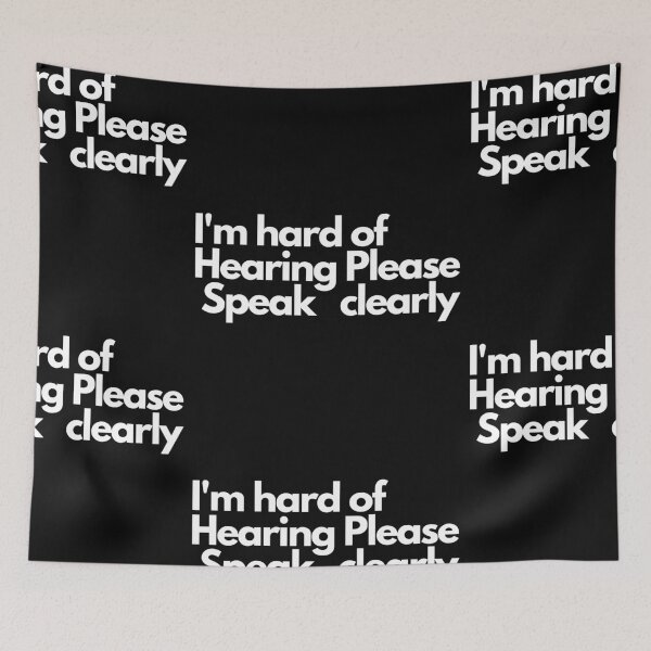 Item preview, I am hard of hearing please speak clearly designed and sold by Imaginative Expressions⭐️ ⭐️ ⭐️ ⭐️ ⭐️.