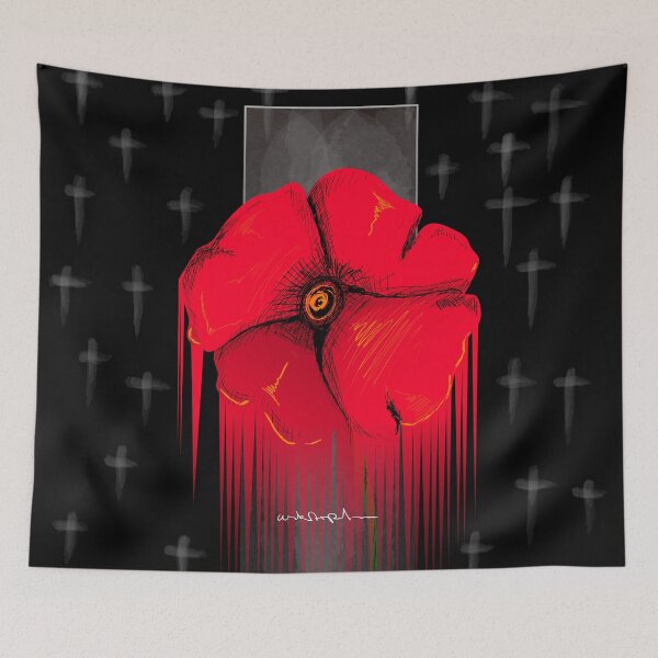 Item preview, POPPY - Remembrance Poppy - Remembrance Day designed and sold by uskARpT.