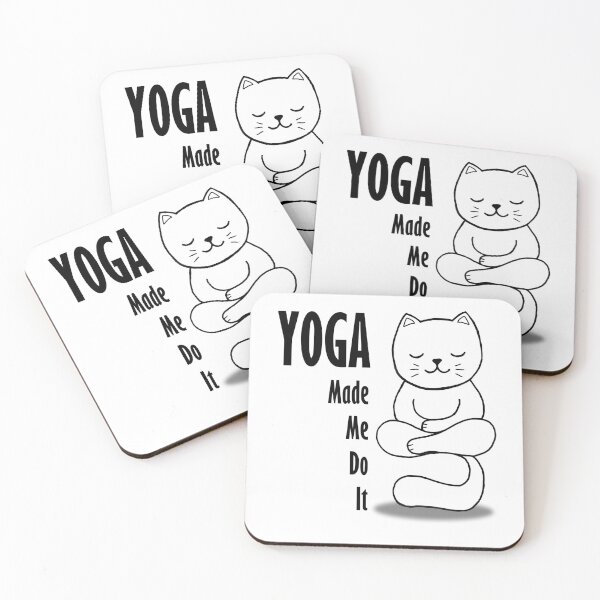 Aperçu de l'œuvre Yoga m'a fait le faire - conception de chat créée et vendue par smailjr.