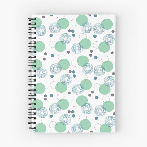Item preview, simply elegant classic, green dots and spirals pattern   designed and sold by GulQari.