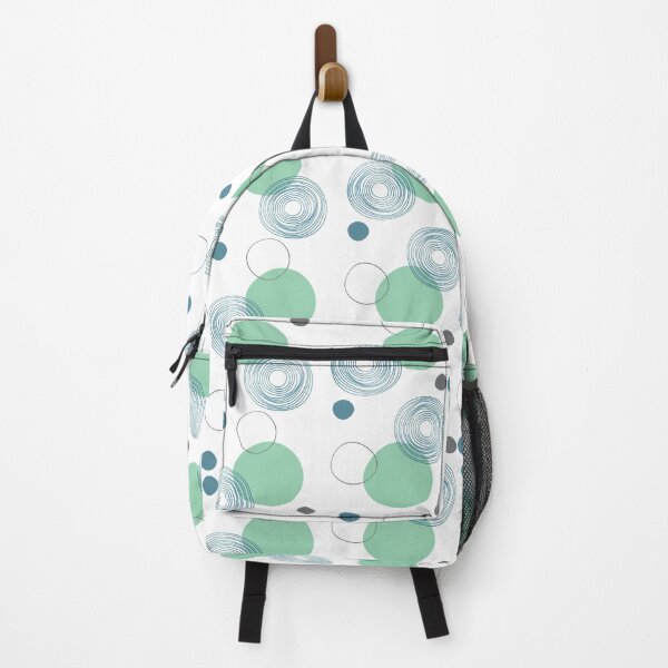 Item preview, simply elegant classic, green dots and spirals pattern designed and sold by GulQari.