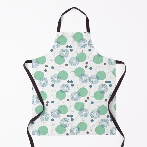 Item preview, simply elegant classic, green dots and spirals pattern designed and sold by GulQari.