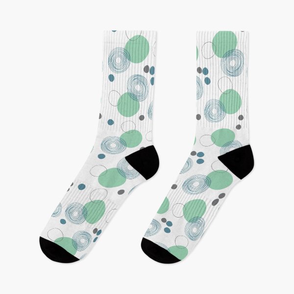 Item preview, simply elegant classic, green dots and spirals pattern   designed and sold by GulQari.