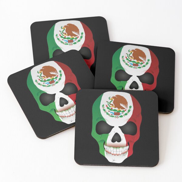 Item preview, Mexican Vampire Skull Flag designed and sold by SandersApparel.
