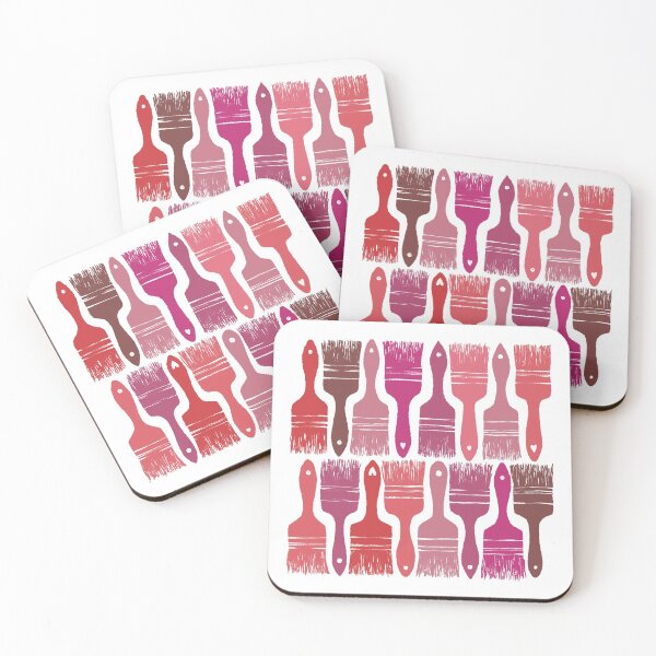 Item preview, Paintbrush , seamless pattern in red tones designed and sold by marina63.