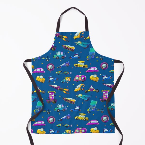 Item preview, pattern with cars of the future, transport designed and sold by fiolika.