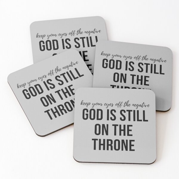 Item preview, Keep Your Eyes Off The Negative God Is Still On The Throne designed and sold by JC33apparel.