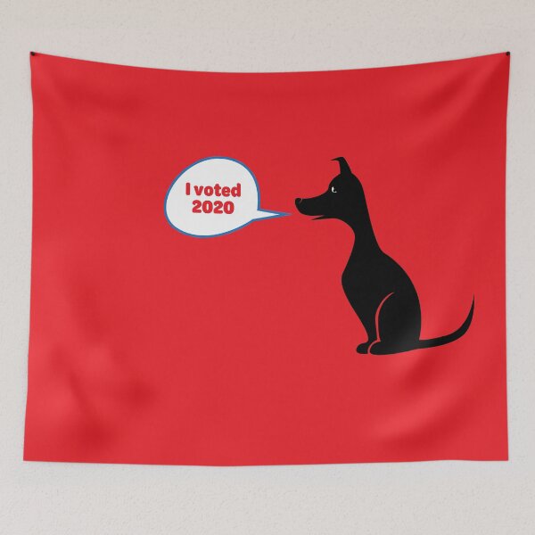 Item preview, Dog Voted 2020 designed and sold by SanfordStudio.