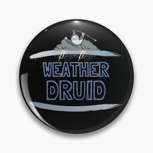 Item preview, "Weather Druid" funny, simple design.  designed and sold by MihaiER.