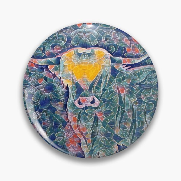 Item preview,  The colorful Highland Cow - Highland Cattle fans gift designed and sold by Dubbra.