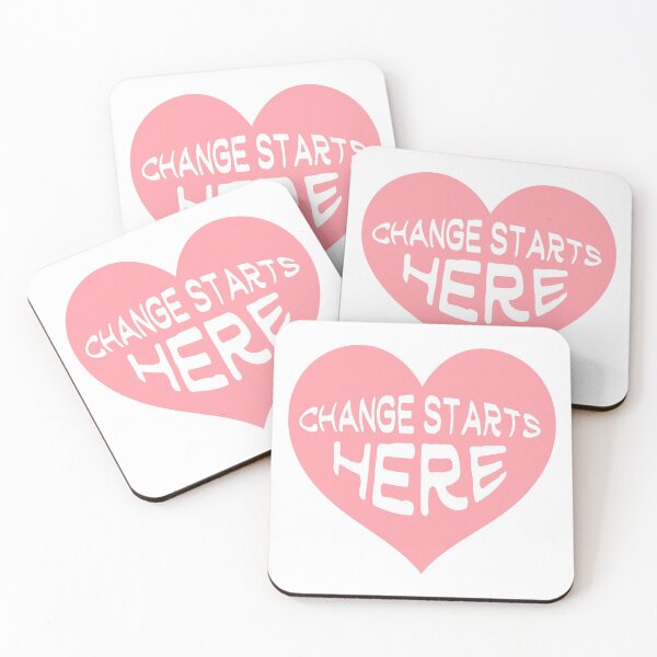 Item preview, Change Starts in the Heart designed and sold by TheBearandBunny.