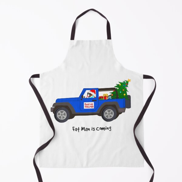 Item preview, Fat Man is Coming Boxer Dog Christmas Tree designed and sold by Five O'clock Shirts.