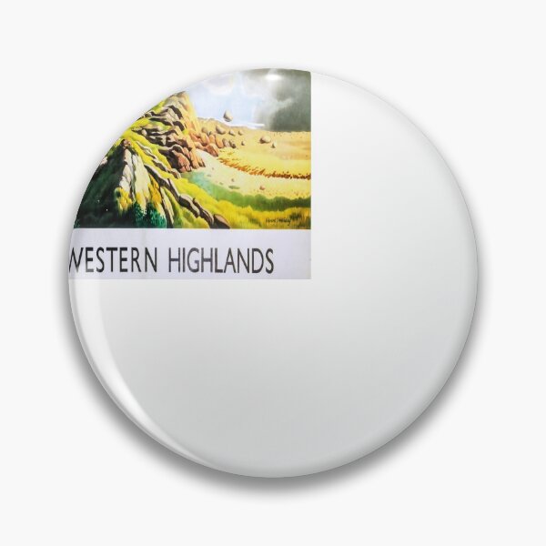 Item preview, retro iconic The Western Highlands designed and sold by CorasPosters.