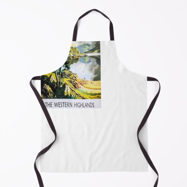 Item preview, retro iconic The Western Highlands designed and sold by CorasPosters.