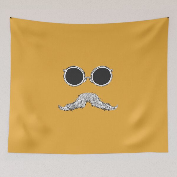 Item preview, The owner of a mustache and glasses says I am a man designed and sold by mefomo.