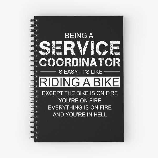 Item preview, Being A Service Coordinator Is Easy Like Riding A Bike designed and sold by berryferro.