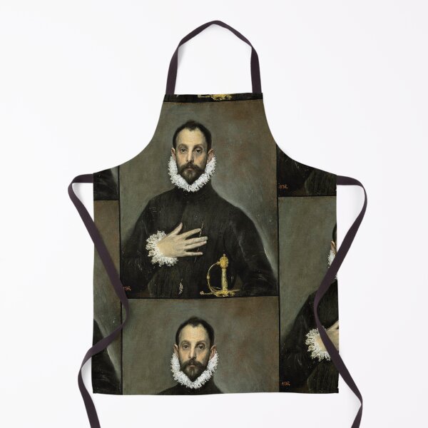 Item preview, Greco, Obra de arte, picture, genius, The Nobleman with his Hand on his Chest, el caballero de la mano en el corazón, Museum, museo, cadre, Prado designed and sold by tito-peter.