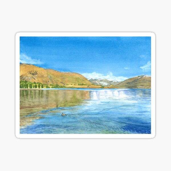Item preview, Lake Wanaka in the morning designed and sold by Karottenlotte.
