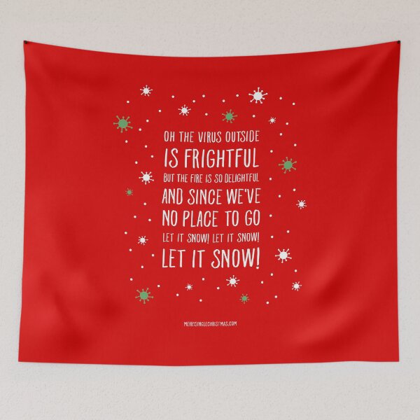 Item preview, Oh the virus outside is frightful (Let it snow) designed and sold by Merry  Single Christmas.