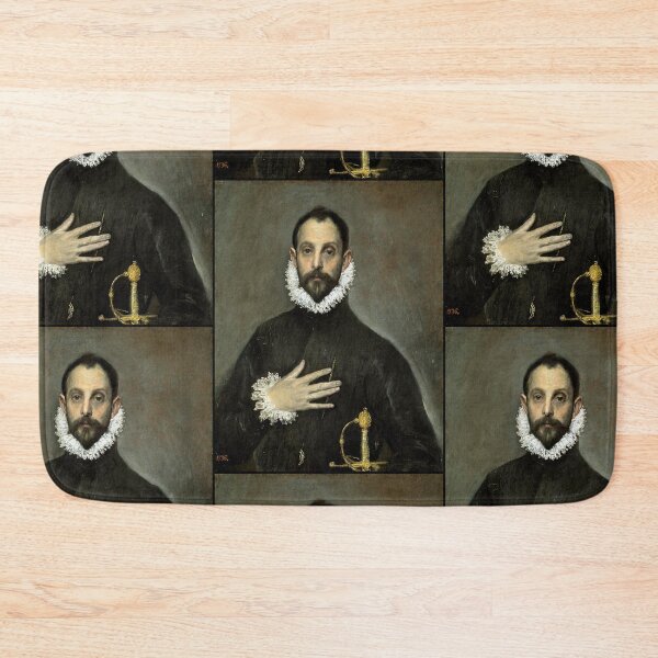 Item preview, Greco, Obra de arte, picture, genius, The Nobleman with his Hand on his Chest, el caballero de la mano en el corazón, Museum, museo, cadre, Prado designed and sold by tito-peter.