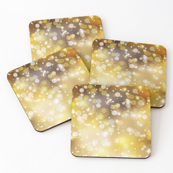 Item preview, Gold yellow abstract snow falling winter christmas holiday background designed and sold by MarketVisionAV.