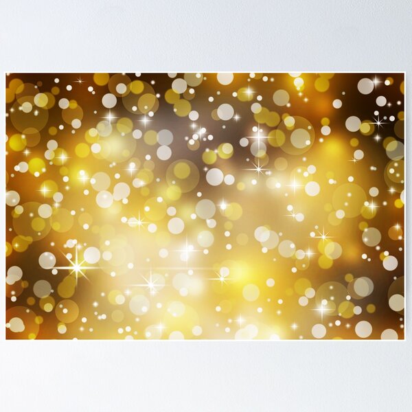 Item preview, Gold yellow abstract snow falling winter christmas holiday background designed and sold by MarketVisionAV.