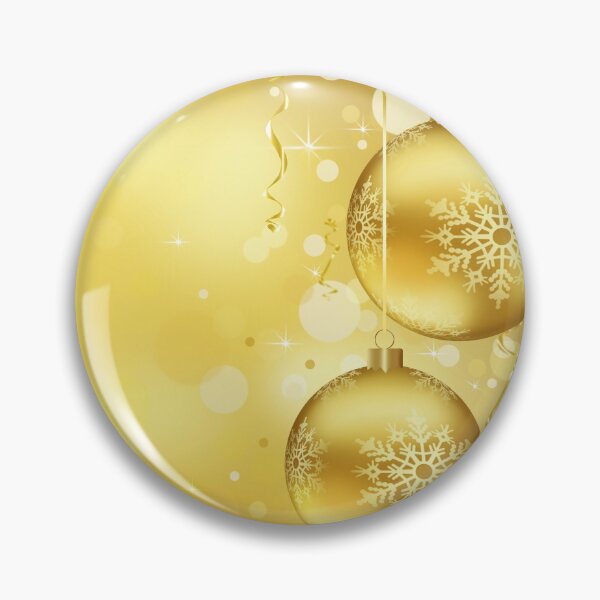 Item preview, Golden Christmas Balls decorations designed and sold by MarketVisionAV.