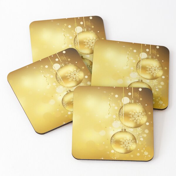 Item preview, Golden Christmas Balls decorations designed and sold by MarketVisionAV.