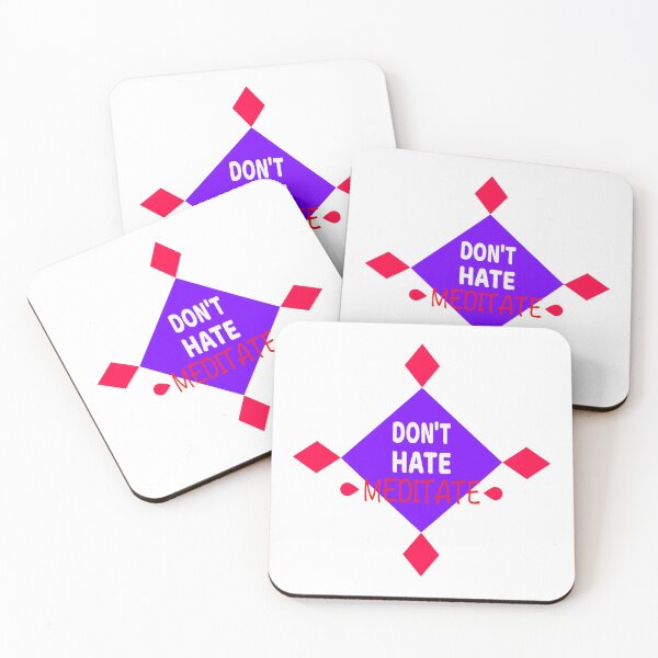 Item preview, Don't Hate, Meditate Graphic designed and sold by EdwardMonet.