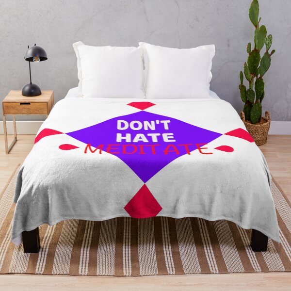 Item preview, Don't Hate, Meditate Graphic designed and sold by EdwardMonet.