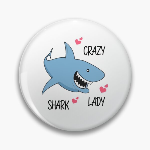 Item preview, crazy shark lady designed and sold by damone7.