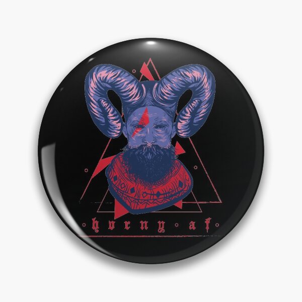 Item preview, Horny Af devil horns designed and sold by Dream Imagine Create ..