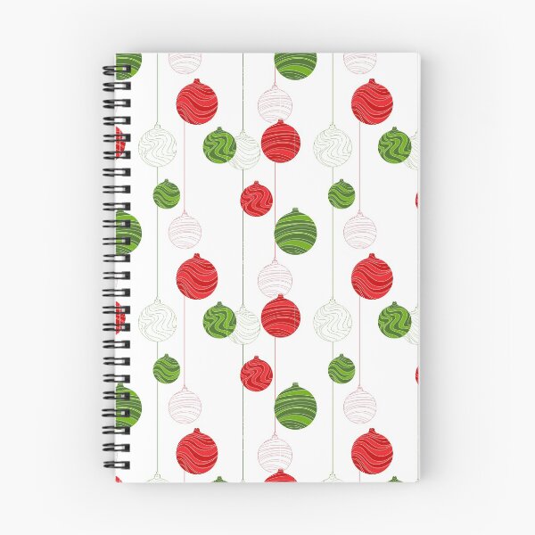 Item preview, Christmas red and green ball balls pattern designed and sold by Bridgers872.