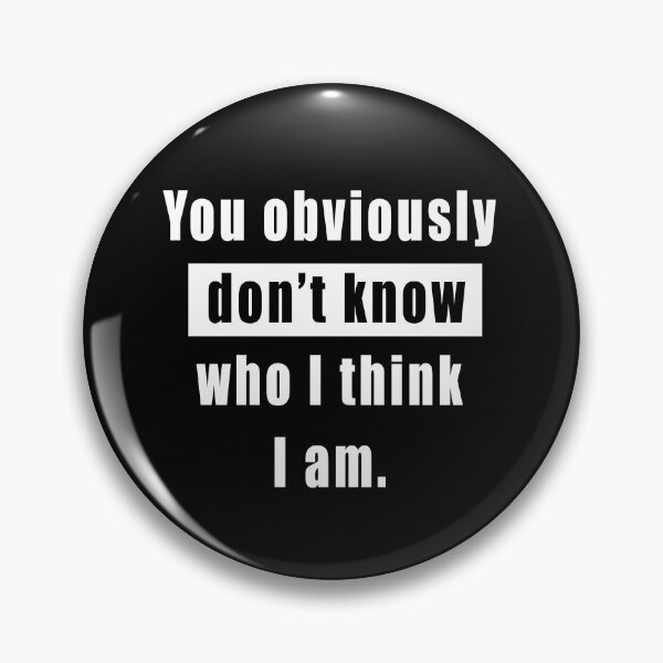 Item preview, Who I think I am designed and sold by Rockergandalf.