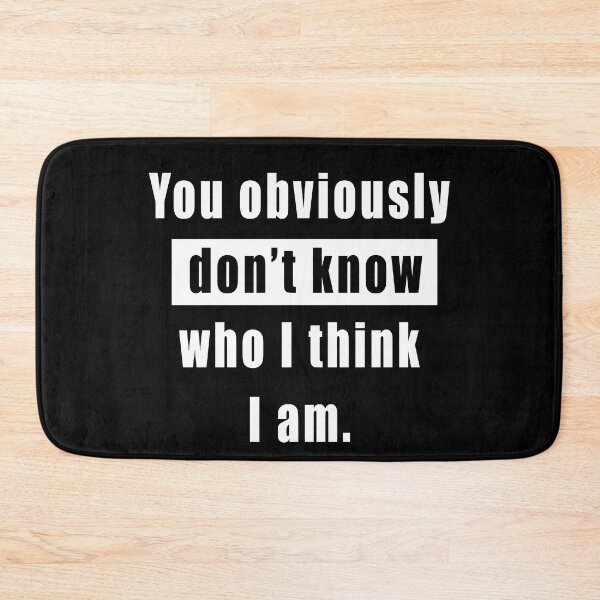 Item preview, Who I think I am designed and sold by Rockergandalf.