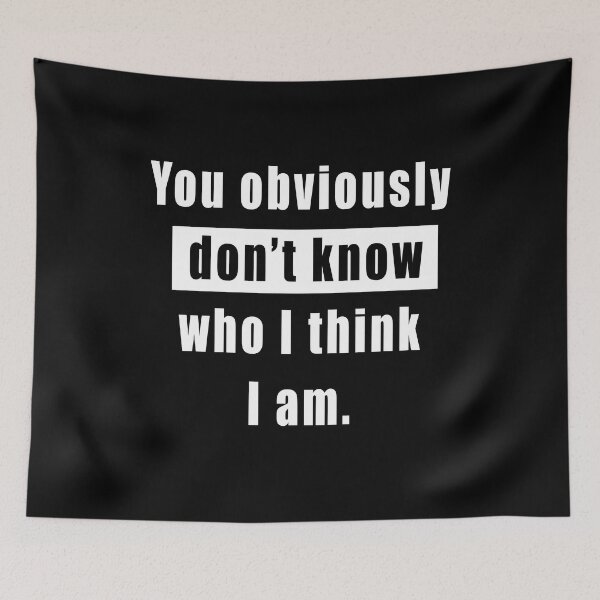 Item preview, Who I think I am designed and sold by Rockergandalf.