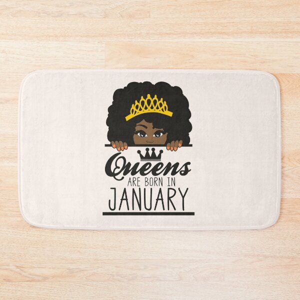Item preview, Queens Are Born In January | Crowned | Birthdays designed and sold by SerendipityNow.