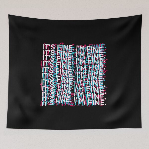 Item preview, IT’S FINE. I’M FINE. designed and sold by firstroundpixel.