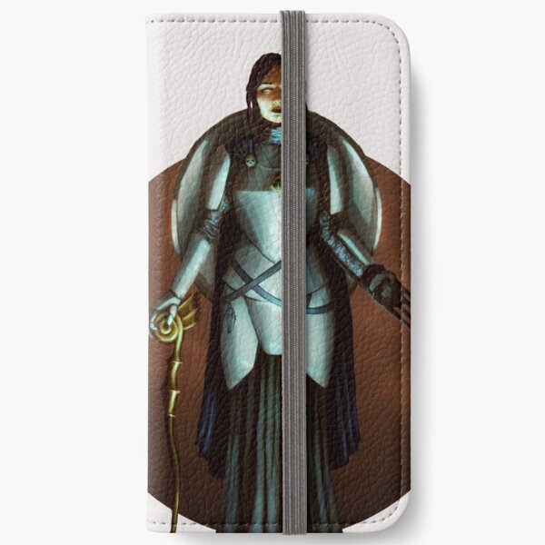 Elf Priestess Fantasy Portrait Print iPhone Wallet