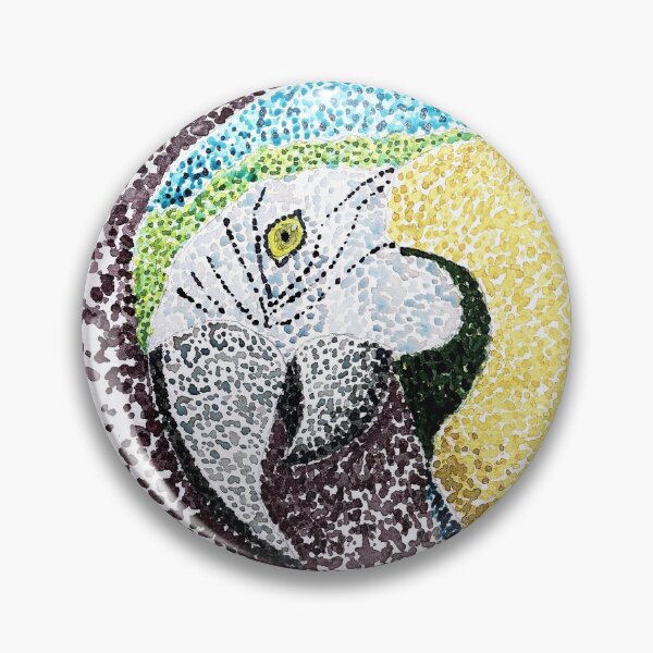 Item preview, Pointillism Parrot designed and sold by Kyra  Thrilkill.