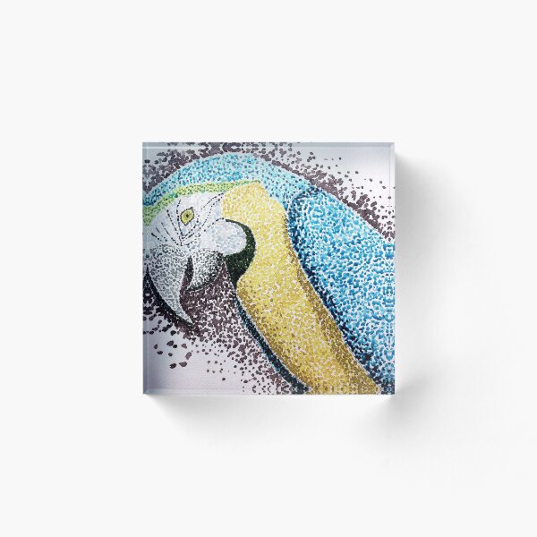 Item preview, Pointillism Parrot designed and sold by Kyra  Thrilkill.