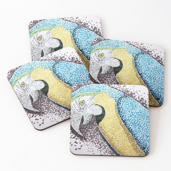 Item preview, Pointillism Parrot designed and sold by Kyra  Thrilkill.