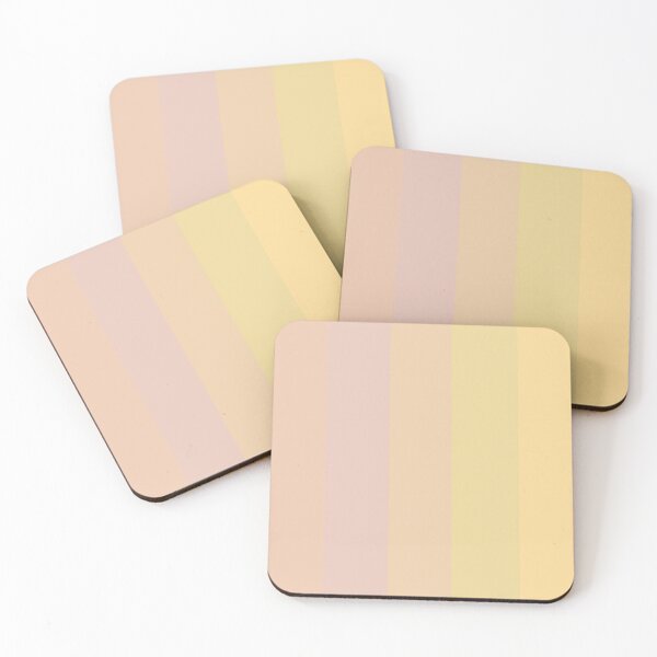 Item preview, Fun pastel ombre stripes in orange, pink and yellow designed and sold by Abbara.