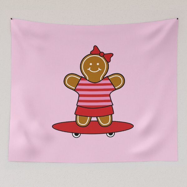 Item preview, Gingerbread Girl Skateboard designed and sold by Kritzel-Claudi.