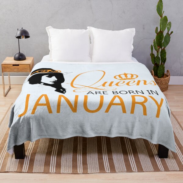 Item preview, Queens Are Born In January | Birthdays designed and sold by SerendipityNow.