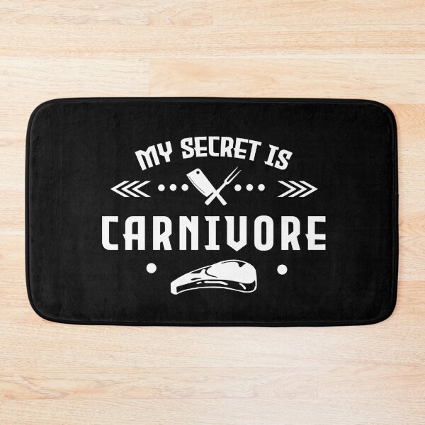 Item preview,  My secret is Carnivore black and white designed and sold by PurrfectCorner.