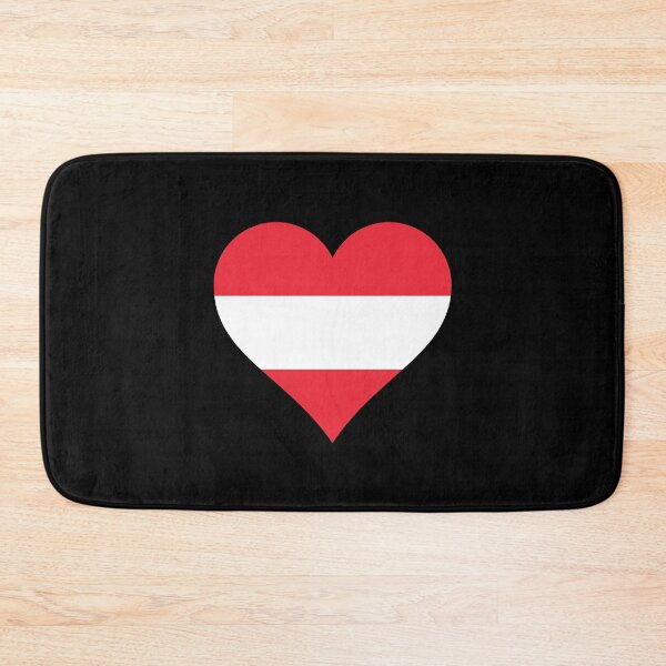 Item preview, Austria Austrian flag flag heart designed and sold by GeogDesigns.