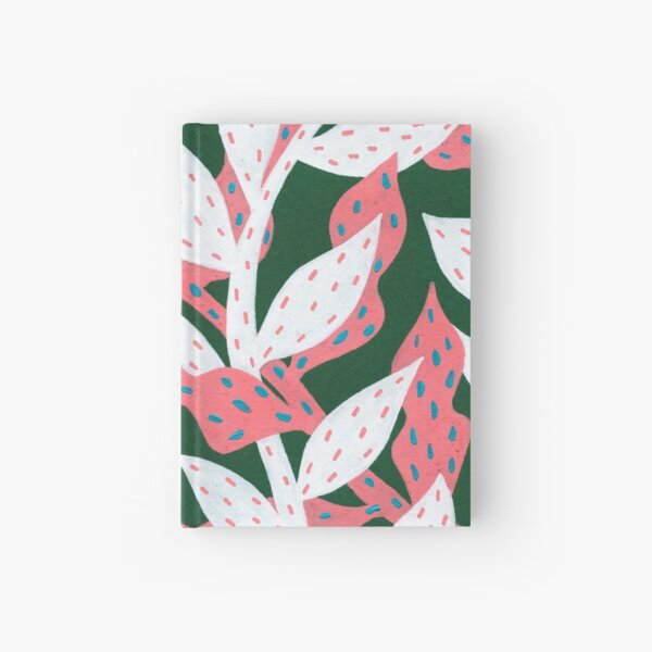 Light foliage at winter night Hardcover Journal