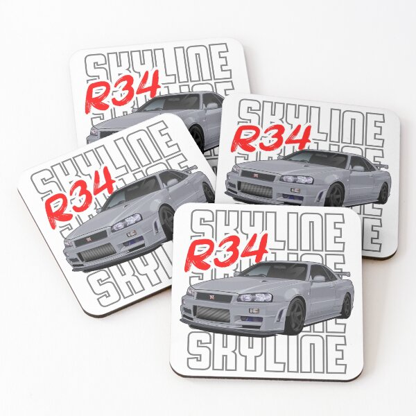 Item preview, Nissan Skyline GTR R34 Essential T-Shirt designed and sold by squeal tires.